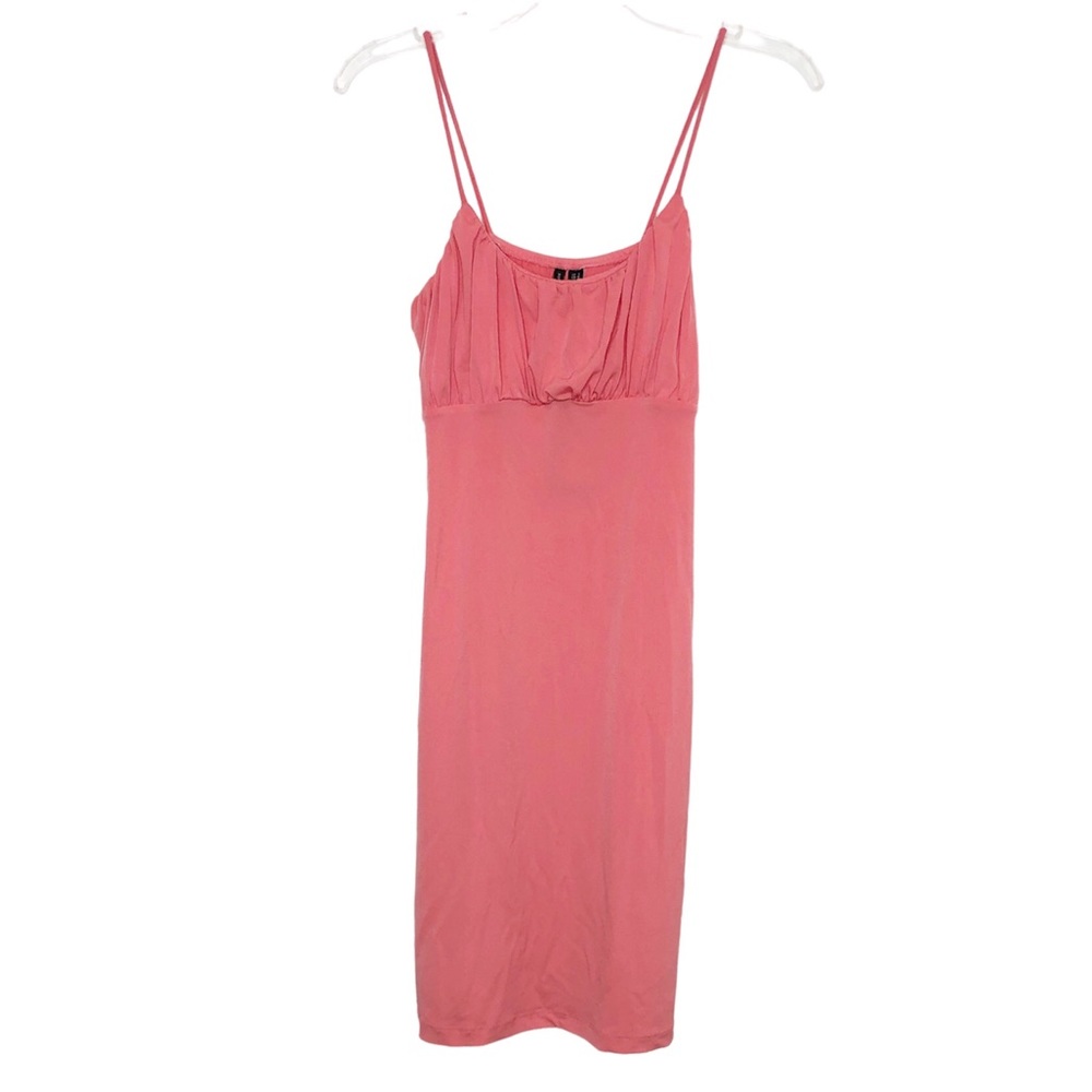 Vero Moda Frankie Singlet Dress Pleated Mini Tea Rose Pink Spaghetti Strap Small